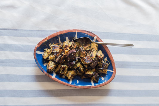 Aubergine and Coconut Fry Recipe