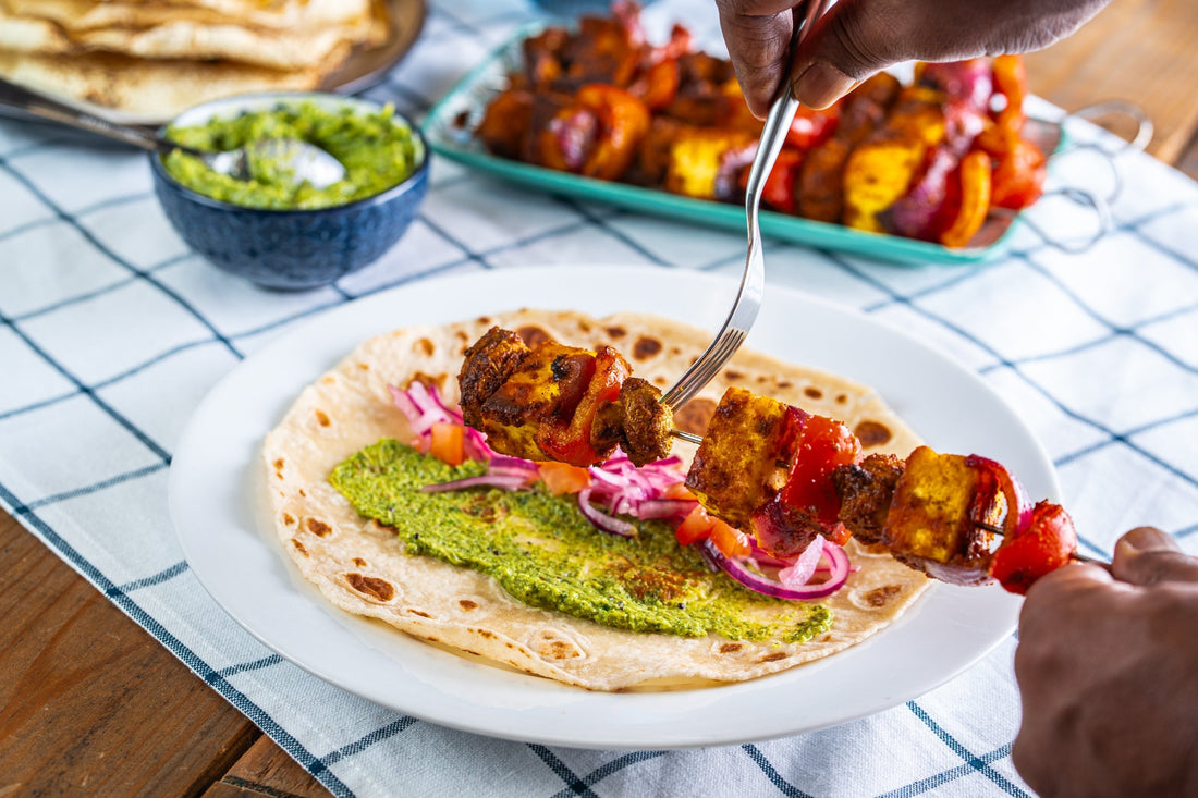 Paneer & Vegetable Kebab Rafi's Spicebox