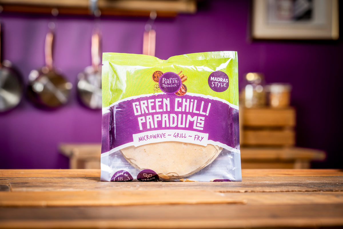 Green Chilli Papadums