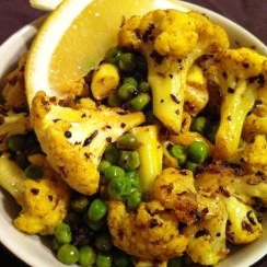 Rajput Cauliflower and Pea Curry
