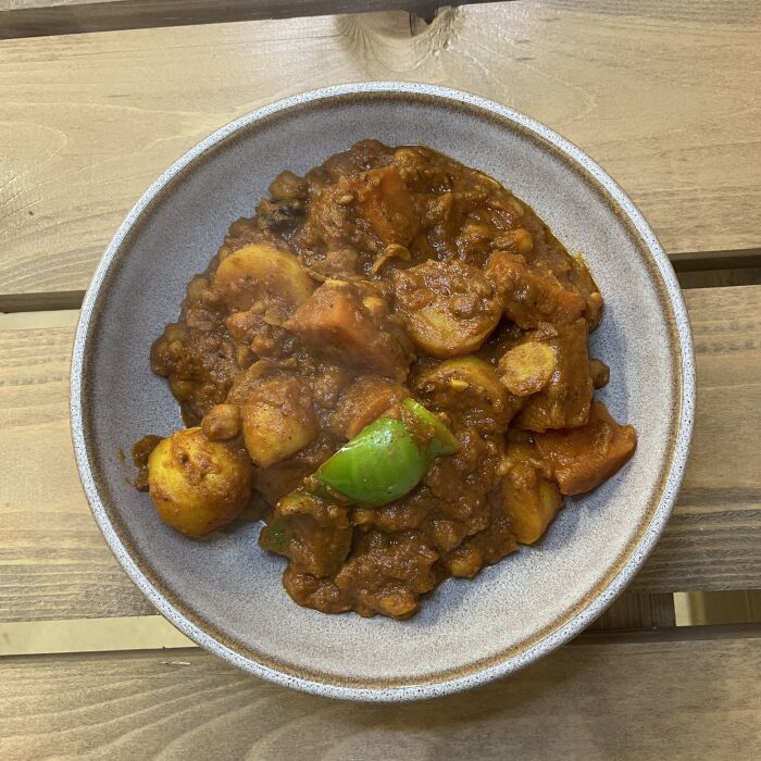 Root Vegetable & Chickpea Rogan Josh 