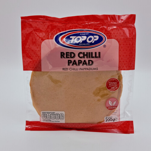 Top-Op Red Chilli Papad