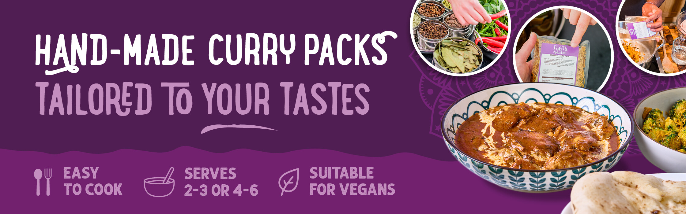 Hand - Made Curry Packs 