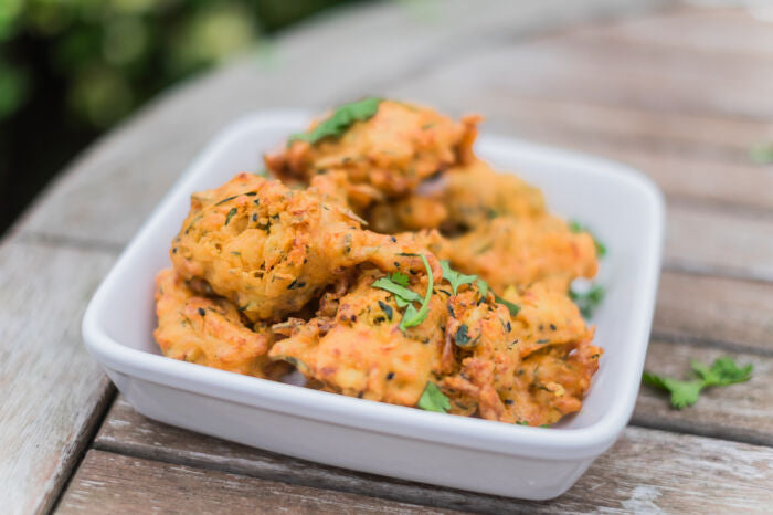 Rafi's Air Fryer Onion Bhajias Recipe