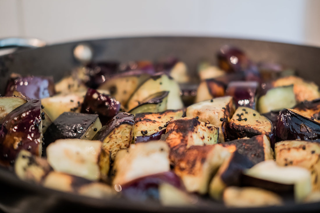 Rafi's Roasted Aubergine and Red Pepper Ma's Paretal Curry