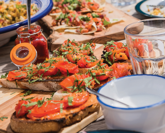 Rafi's Spicebox Tomatoes on Toast Recipe
