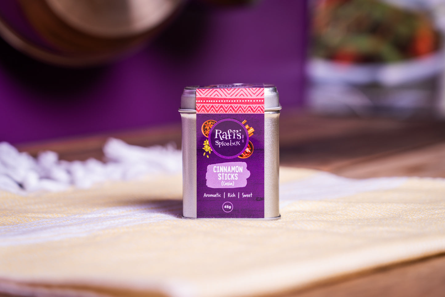 Cinnamon Sticks Spice Tin