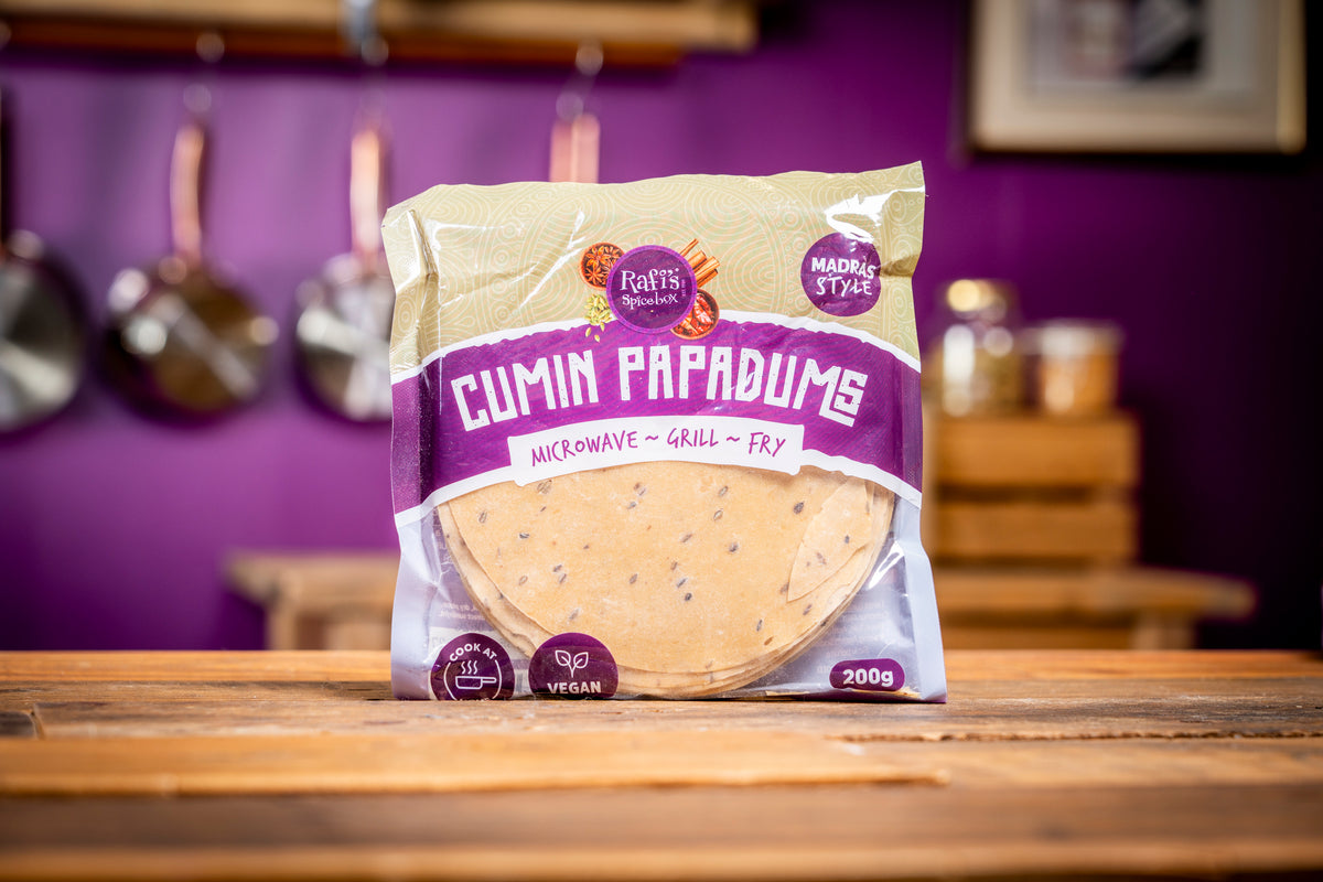 Cumin Papadums