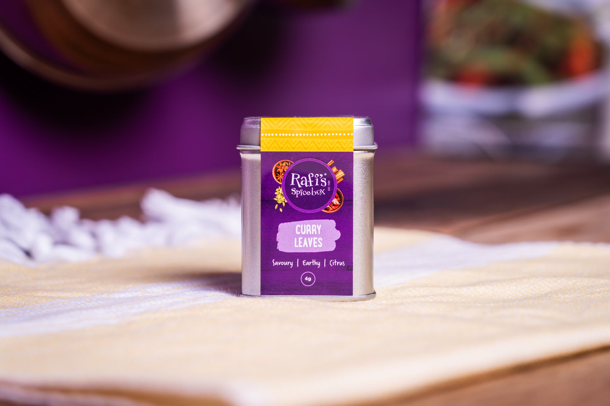 Curry Leaves Spice Tin